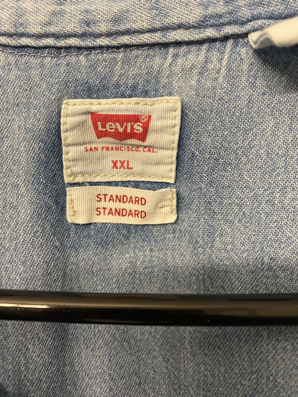 Levi's Sawyer Western Cowgirl Country Button Down Relaxed Long Sleeve Shirt XXL - Picture 12 of 15